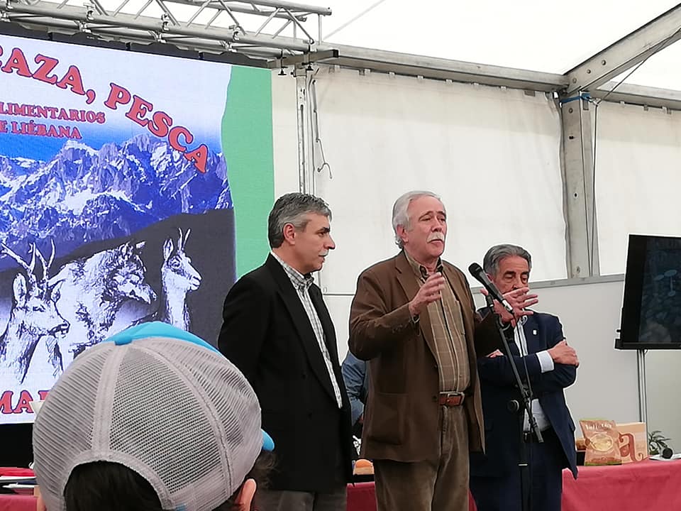 Antonio Pérez Henares, durante el pregón de la Feria de la Caza. Foto de Pepe Redondo. Pulsar para ampliar