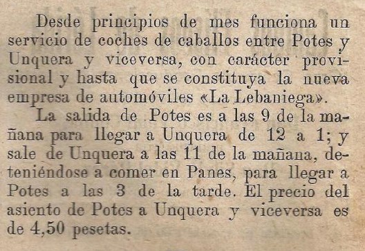 La Voz de Liébana, 30/5/1921. Pulse para verlo más grande